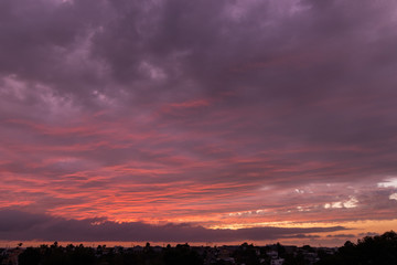 Obraz premium Storm Sunset 03