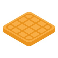 Bake cookie icon. Isometric of bake cookie vector icon for web design isolated on white background