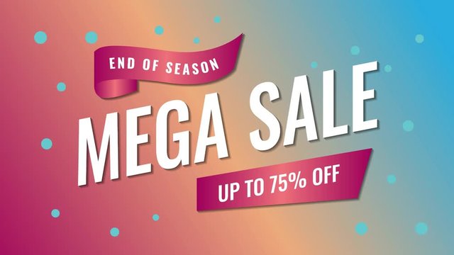 mega sale Motion graphics animation set