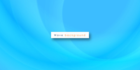 Blue curve abstract background vector illustration