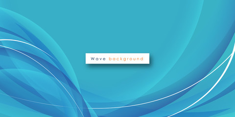 Abstract light waves vector background