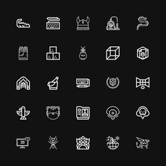 Editable 25 logotype icons for web and mobile