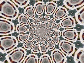 Colorful digital graphic kaleidoscope symmetry mandala style in laser light sunray trial pattern, Tie Dye , spiderweb art abstract background for art projects, banner, business,   card, 3D, template