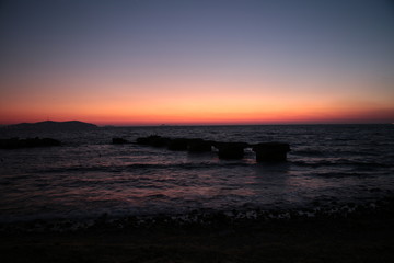 istanbul maiden's tower sunset photo