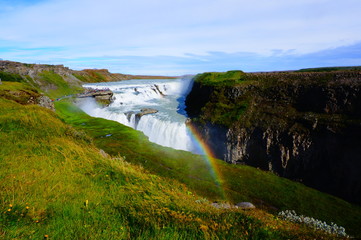 Fototapeta na wymiar Gullfoss Waterfall in iceland