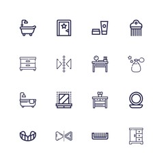 Editable 16 mirror icons for web and mobile