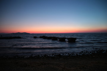 istanbul maiden's tower sunset photo