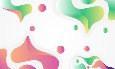 Colorful abstract background with flat design Vector