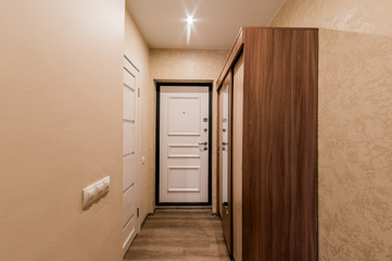 Russia, Moscow- September 05, 2019: interior room apartment modern bright cozy atmosphere. general cleaning, home decoration, preparation of house for sale