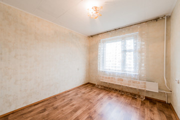 Russia, Moscow- September 05, 2019: interior room apartment modern bright cozy atmosphere. general cleaning, home decoration, preparation of house for sale