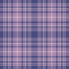 Seamless plaid checkered vector pattern.