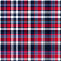 Seamless plaid checkered vector pattern.