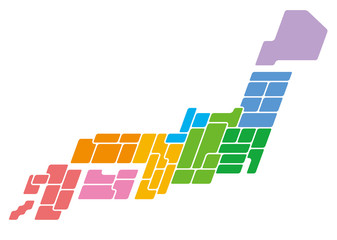 日本地図・エリア別
