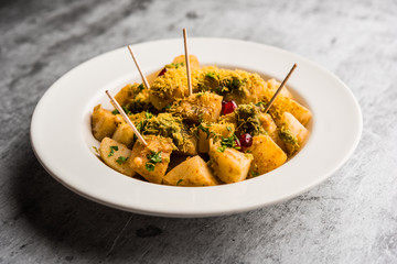 Aloo chaat or Alu chat is a popular street food originating from the Indian subcontinent, especially north India. it's an easy food recipe.