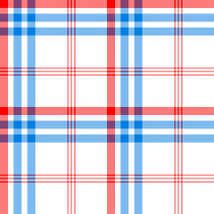 Seamless plaid checkered vector pattern.