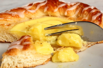 Danish Pastry with Custard Filling
