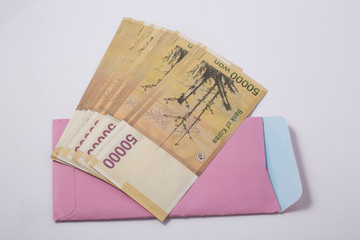 Fototapeta premium Money in envelope Korean currency