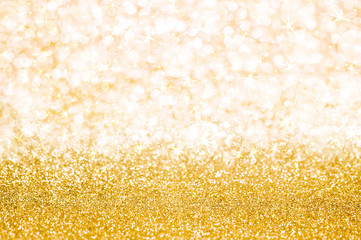 Abstract gold glitter sparkle background