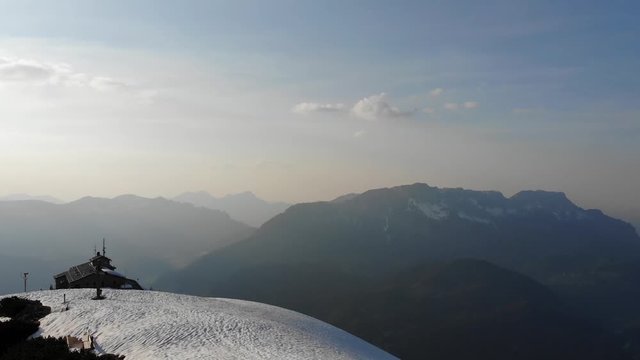 Aussicht auf das Eagles Nest, Kehlsteinhaus, Berchtesgaden Germany