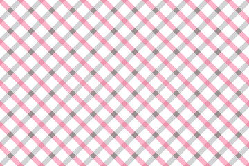 Tartan pattern background seamless with stripes pink and gray tones. Checkered texture plaid pattern.