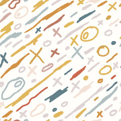 Abstract colorful paint brush and strokes. Seamless pattern. colorful nice brush strokes and hand drawn background.