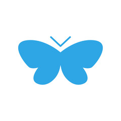 Butterfly icon design template vector isolated illustration