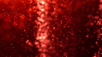 Abstract Red bokeh defocus glitter blur background 