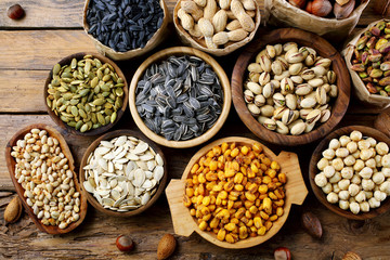 vaireta' di semi tostati e salati