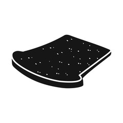 Isolated object of bread and toast icon. Web element of bread and brown stock vector illustration.