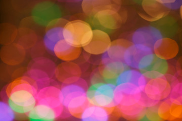 Abstract Background. Colorful bokeh in backlit