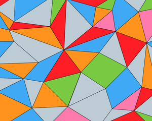 polygonal abstract background consisting of triangles