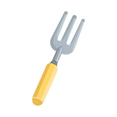 Vector design of pitchfork and fork icon. Web element of pitchfork and agricultural stock vector illustration.