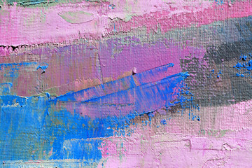 Fototapeta na wymiar abstract oil paint texture on canvas, background 