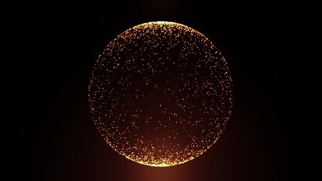 Sphere of light with particular effect