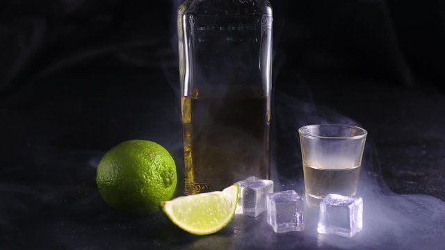 40, agave, alcohol, alcoholic, alcoholism, background, bar, beverage, bottle, close, close-up, closeup, cold, copy, copy space, culture, dark, drink, espolon, espolon reposado, fresh, freshness, glass