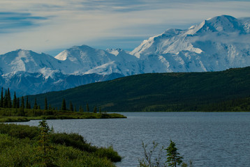 Wonder Lake and Denali