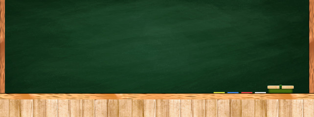空白の黒板の背景 © k_yu
