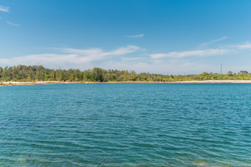 Nature water reserve in the midd of the island of Ko Phayam.The fresh water reservoir guarantees the water supply of the island