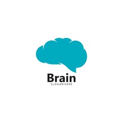 Brain Logo Template vector icon illustration
