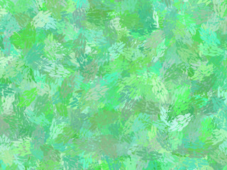 Green Jungle theme watercolor paint fabric wool fur pattern, Feather texture carpet design luxury abstract for use as a background or paper element scrapbook. creative by using photoshop brush.