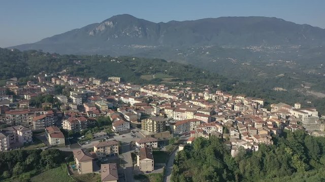 A typical town in Italy: Altavilla Irpina, Avellino, Italy.