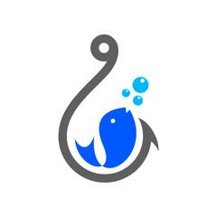 Hook Fish Logo