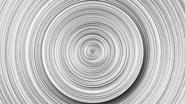 Abstract background from white spiraled coils. Wires with depth of field. ump map for 3d modeling. Stainless steel texture. black and white spiral abstract background. Abstract Spinning Galaxy Flow In