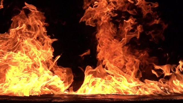Burning Fire and Explosion 1000fps Slow Motion x32 Loop 2 High Speed Camera