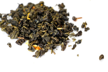 Green tea. Granulated. The leaves are large. Tea tradition. Antioxidant.