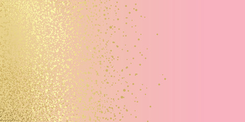 Pink and gold glitter background