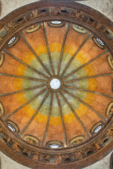Interior of the Basilica di Sant' Eustorgio in Milan.