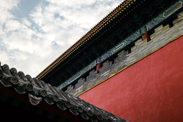 Fototapeta na wymiar China Beijing Peking - Walls of the Forbidden City