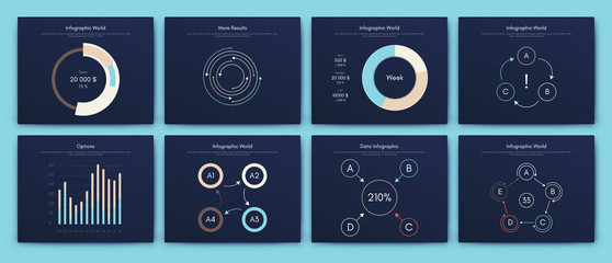 Big set of infographics elements. EPS10. Stock vector