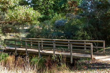 Wooden bridge Melton australia